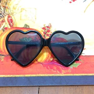 Betsey Johnson Heart-Shaped Sunglasses